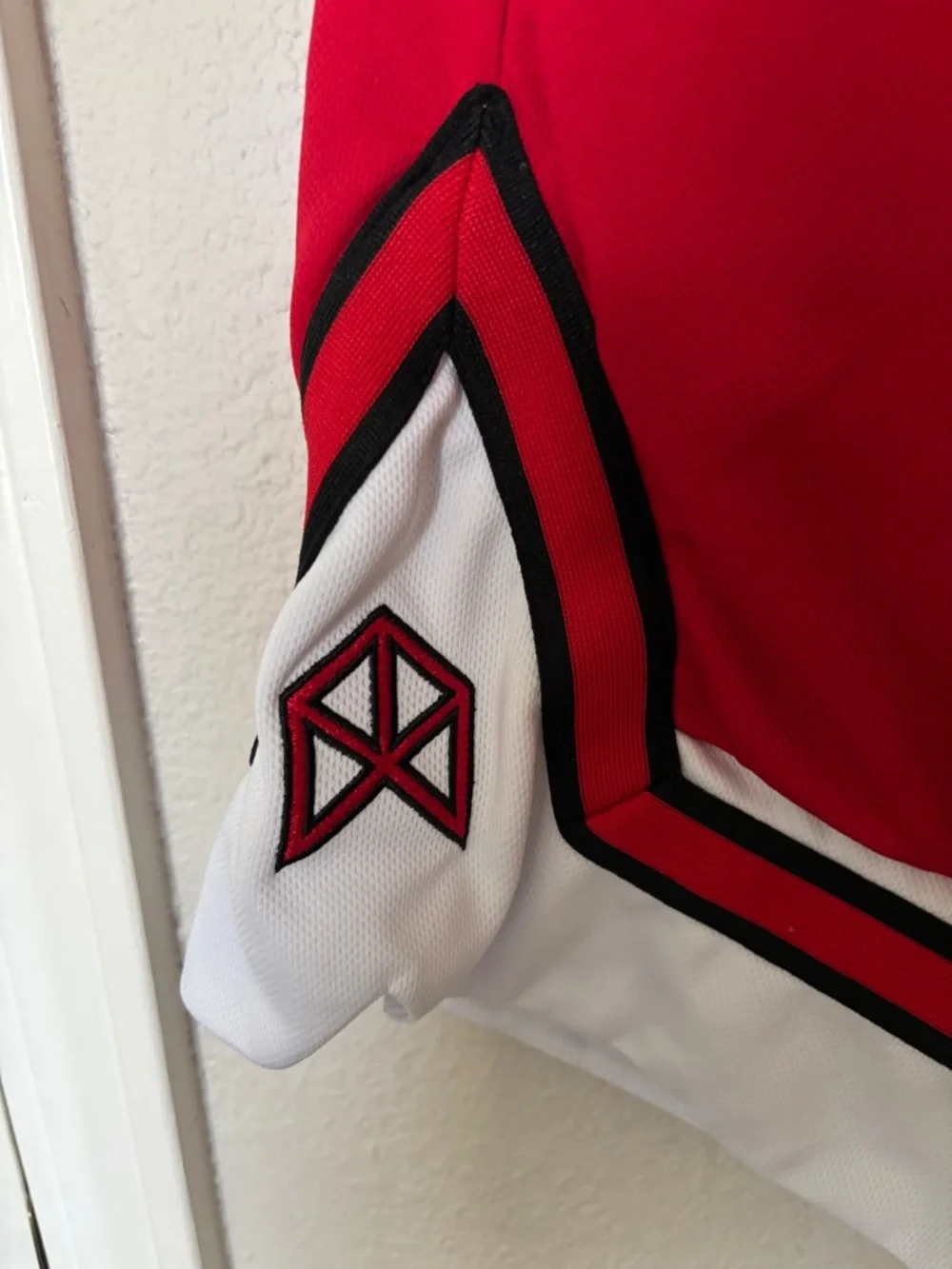 Men's Raw Gear Red Athletic Shorts - Picture 2 of 3